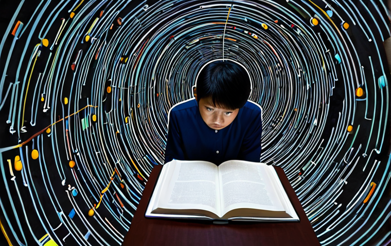 지식 활용 실천 프로젝트의 목표 설정 방법 - **Prompt 1: The Gap Between Knowing and Doing**
"A young Vietnamese professional, looking though...