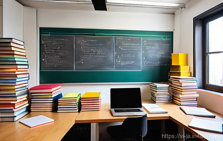 지식 활용 실천 프로젝트의 우수 사례 공유 - **Prompt 1: The Scholar's Studio - Cultivating and Organizing Knowledge**
"A vibrant, bright, an...
