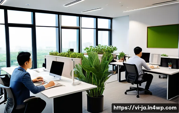 지식 활용 실천 프로젝트의 인력 관리 방안 - A diverse Vietnamese project team in a modern office, focused on individual personality and work sty...